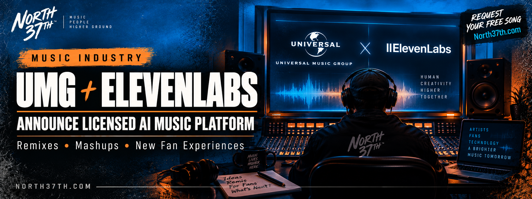 Universal Music Group and ElevenLabs Announce Licensed AI Music Platform